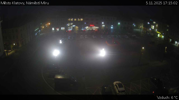 Město Klatovy - Náměstí Míru - 5.11.2025 v 17:15