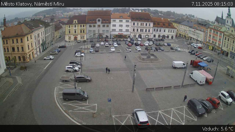 Město Klatovy - Náměstí Míru - 7.11.2025 v 08:15