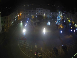 Město Klatovy - Náměstí Míru - 2.12.2025 v 06:15 Město Klatovy - Náměstí Míru - 2.12.2025 v 06:15