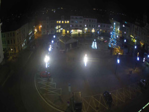 Město Klatovy - Náměstí Míru - 2.12.2025 v 06:45 Město Klatovy - Náměstí Míru - 2.12.2025 v 06:45