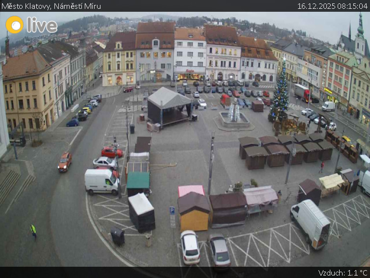 Město Klatovy - Náměstí Míru - 16.12.2025 v 08:15