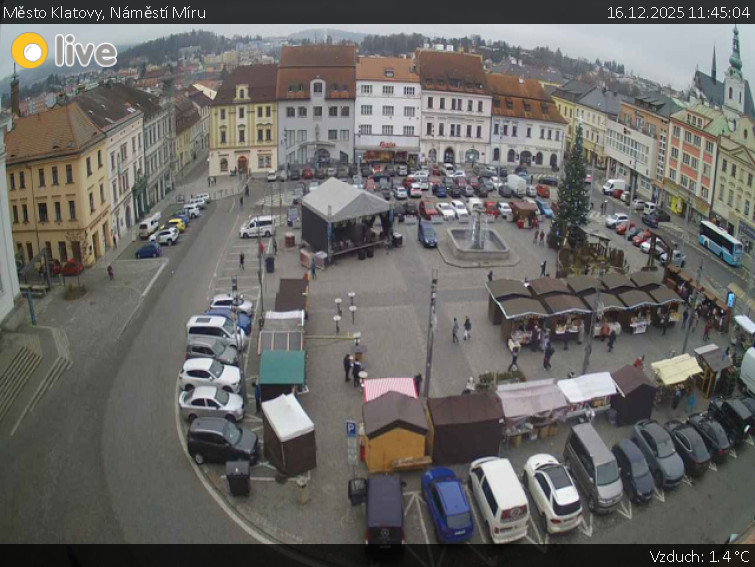 Město Klatovy - Náměstí Míru - 16.12.2025 v 11:45