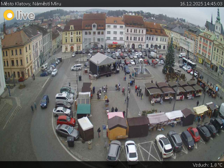 Město Klatovy - Náměstí Míru - 16.12.2025 v 14:45