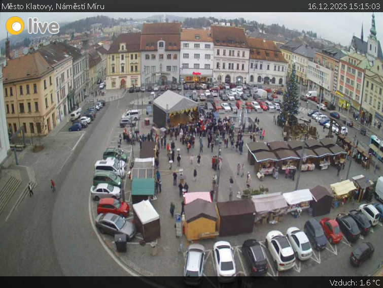 Město Klatovy - Náměstí Míru - 16.12.2025 v 15:15