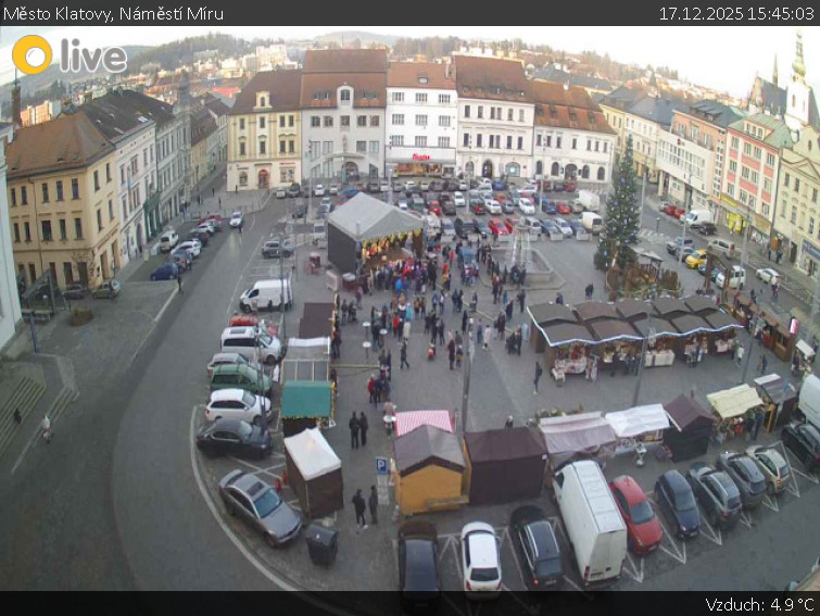 Město Klatovy - Náměstí Míru - 17.12.2025 v 15:45