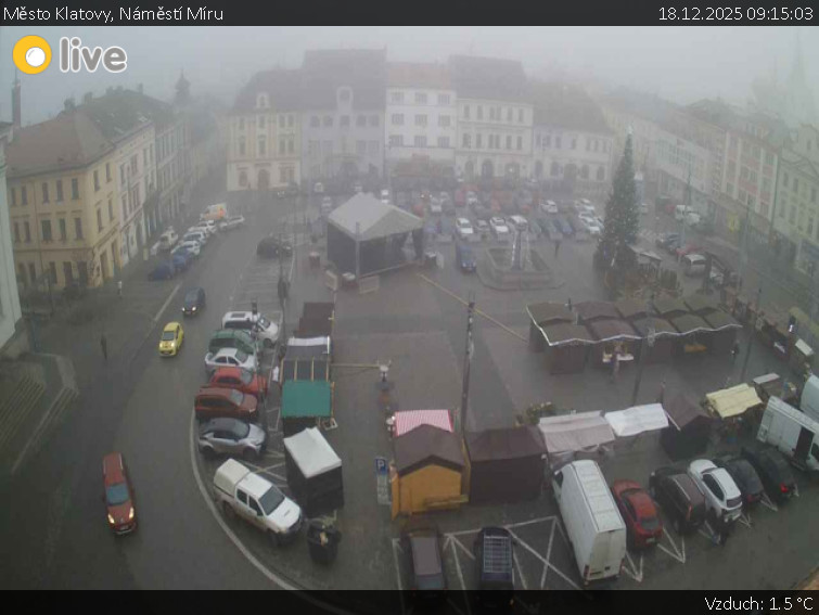 Město Klatovy - Náměstí Míru - 18.12.2025 v 09:15