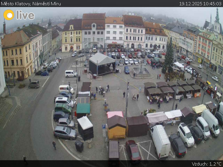 Město Klatovy - Náměstí Míru - 19.12.2025 v 10:45