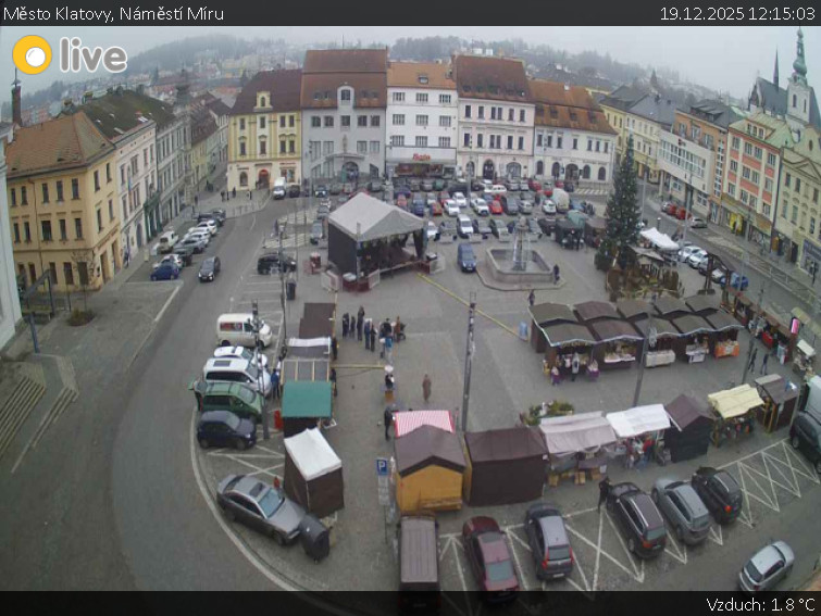 Město Klatovy - Náměstí Míru - 19.12.2025 v 12:15