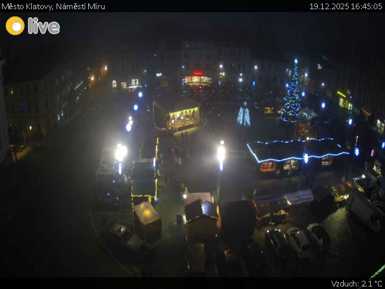 Město Klatovy - Náměstí Míru - 19.12.2025 v 16:45