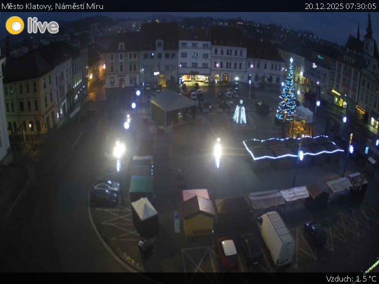 Město Klatovy - Náměstí Míru - 20.12.2025 v 07:30