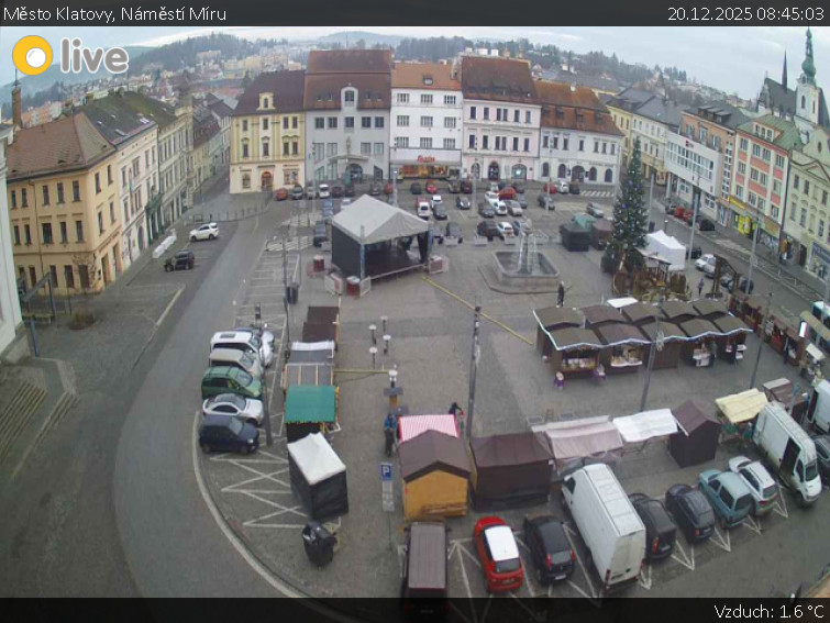 Město Klatovy - Náměstí Míru - 20.12.2025 v 08:45