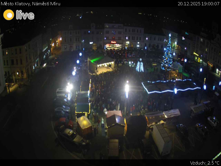 Město Klatovy - Náměstí Míru - 20.12.2025 v 19:00