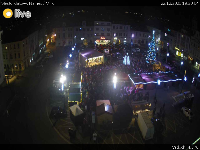 Město Klatovy - Náměstí Míru - 22.12.2025 v 19:30