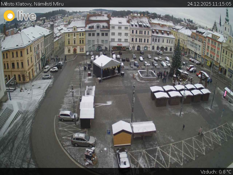 Město Klatovy - Náměstí Míru - 24.12.2025 v 11:15