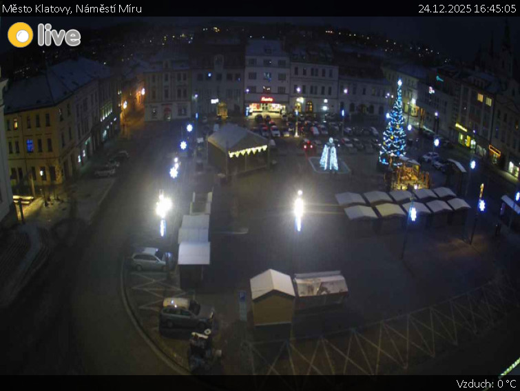 Město Klatovy - Náměstí Míru - 24.12.2025 v 16:45