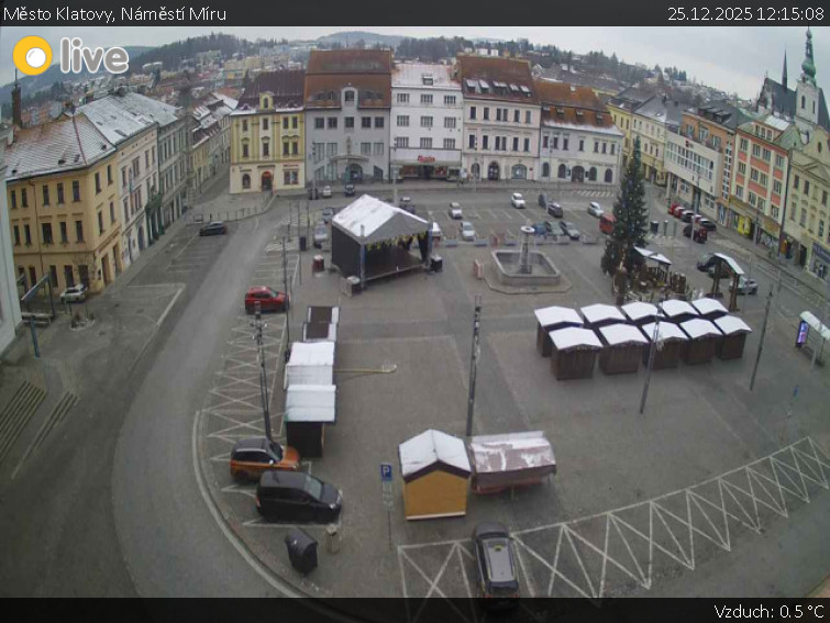 Město Klatovy - Náměstí Míru - 25.12.2025 v 12:15
