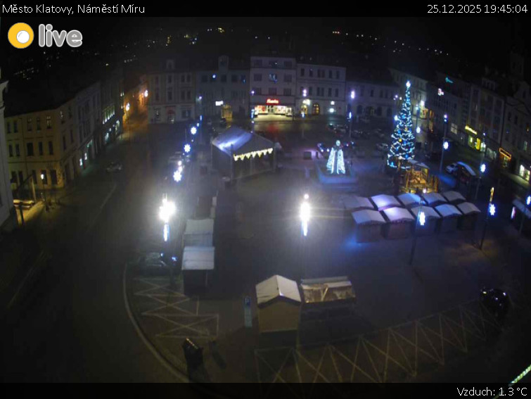 Město Klatovy - Náměstí Míru - 25.12.2025 v 19:45
