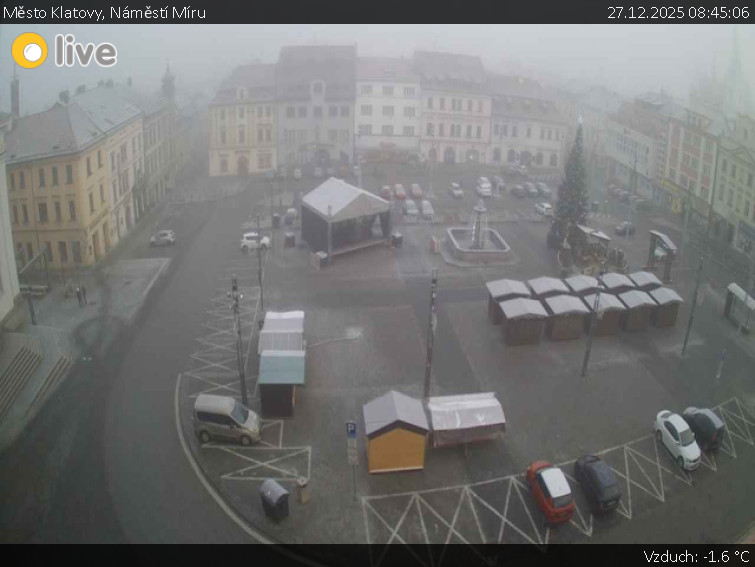 Město Klatovy - Náměstí Míru - 27.12.2025 v 08:45