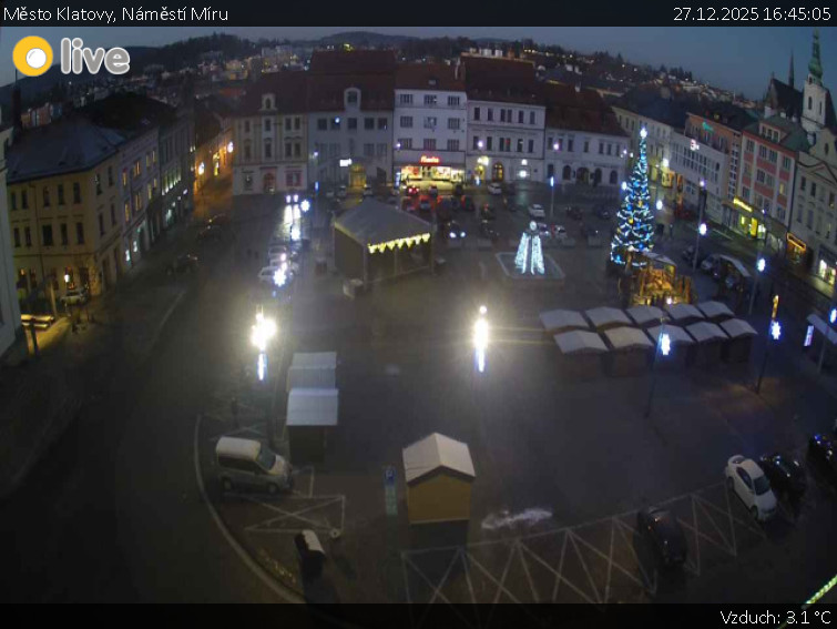 Město Klatovy - Náměstí Míru - 27.12.2025 v 16:45