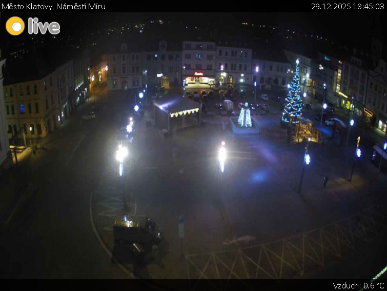 Město Klatovy - Náměstí Míru - 29.12.2025 v 18:45