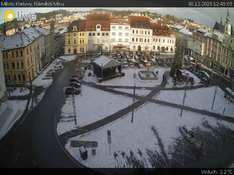 Město Klatovy - Náměstí Míru - 30.12.2025 v 12:45