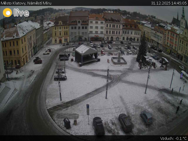 Město Klatovy - Náměstí Míru - 31.12.2025 v 14:45