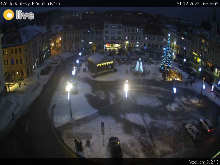 Město Klatovy - Náměstí Míru - 31.12.2025 v 16:45