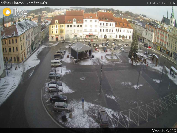 Město Klatovy - Náměstí Míru - 1.1.2026 v 12:30