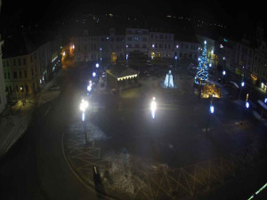 Město Klatovy - Náměstí Míru - 2.1.2026 v 02:45