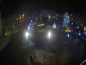 Město Klatovy - Náměstí Míru - 2.1.2026 v 03:45