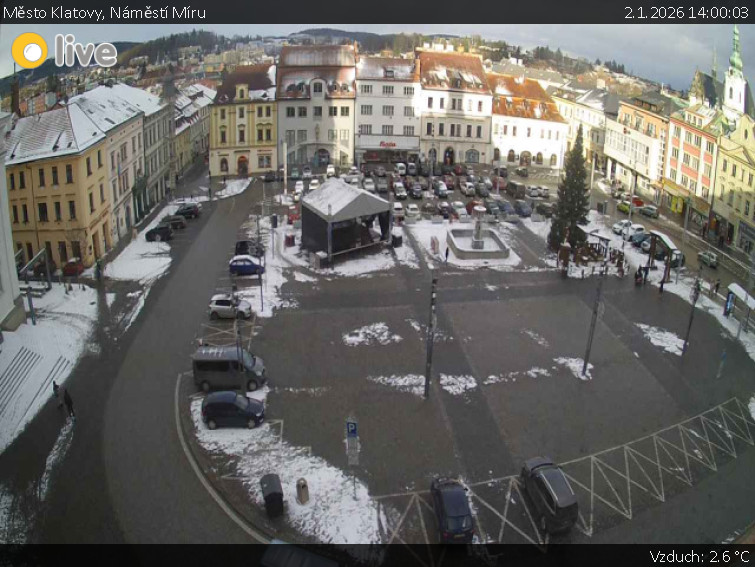Město Klatovy - Náměstí Míru - 2.1.2026 v 14:00