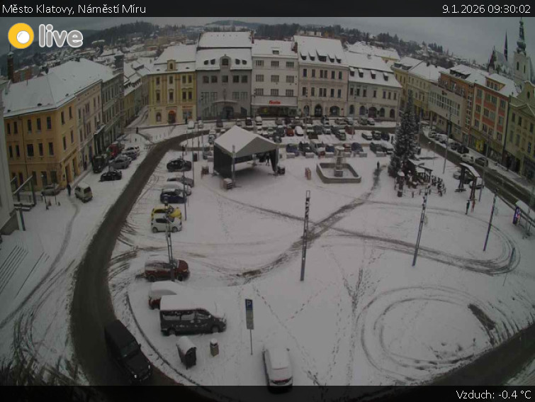 Město Klatovy - Náměstí Míru - 9.1.2026 v 09:30