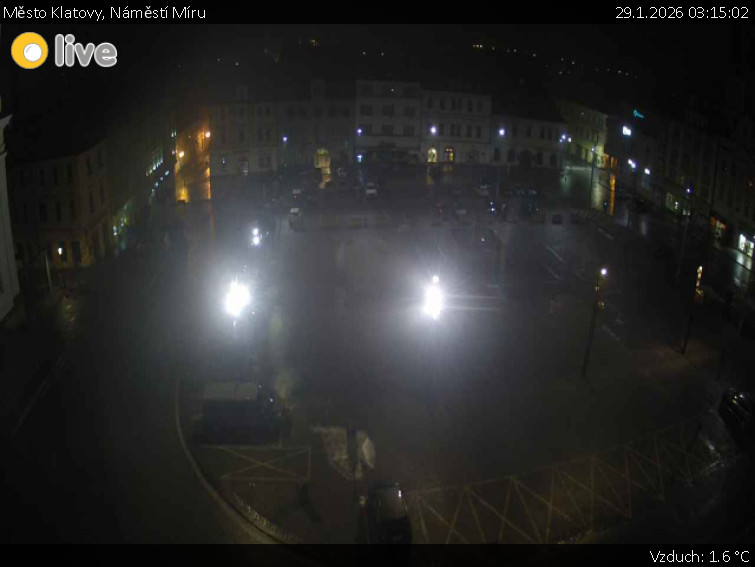 Město Klatovy - Náměstí Míru - 29.1.2026 v 03:15