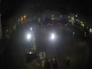 Město Klatovy - Náměstí Míru - 1.2.2026 v 04:45 Město Klatovy - Náměstí Míru - 1.2.2026 v 04:45