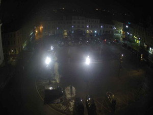 Město Klatovy - Náměstí Míru - 1.2.2026 v 05:45 Město Klatovy - Náměstí Míru - 1.2.2026 v 05:45