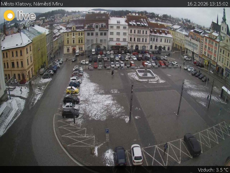 Město Klatovy - Náměstí Míru - 16.2.2026 v 13:15