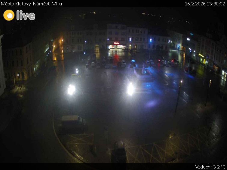 Město Klatovy - Náměstí Míru - 16.2.2026 v 23:30
