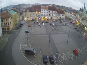 Město Klatovy - Náměstí Míru - 19.2.2026 v 07:15