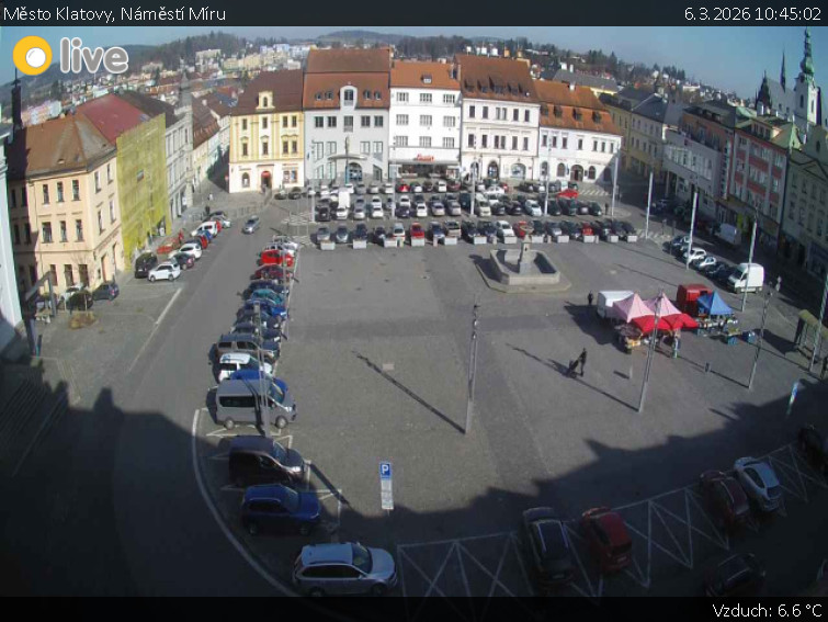 Město Klatovy - Náměstí Míru - 6.3.2026 v 10:45