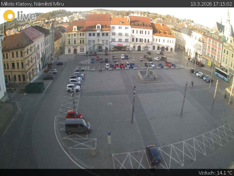 Město Klatovy - Náměstí Míru - 13.3.2026 v 17:15