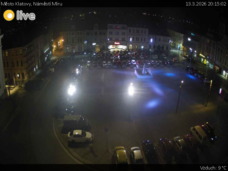 Město Klatovy - Náměstí Míru - 13.3.2026 v 20:15