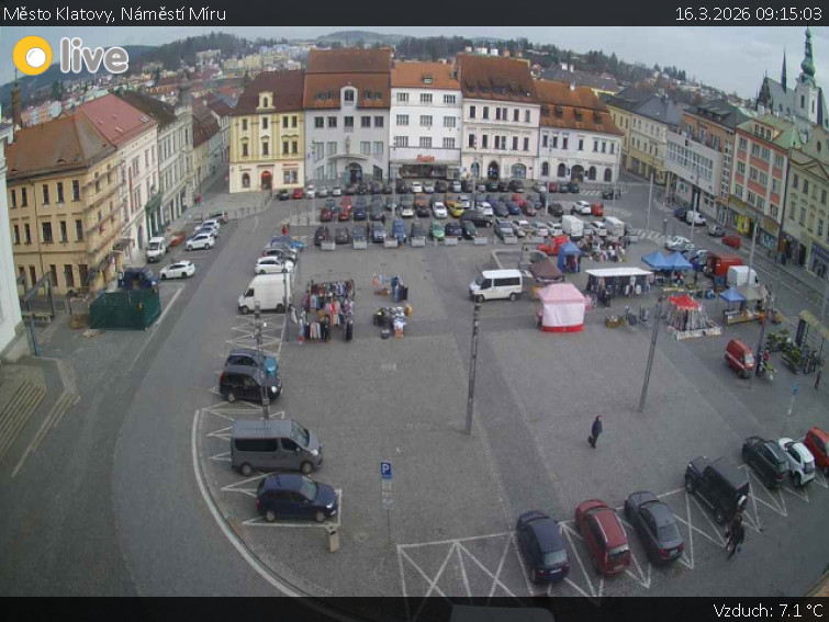 Město Klatovy - Náměstí Míru - 16.3.2026 v 09:15