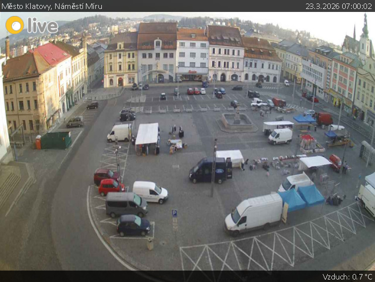 Město Klatovy - Náměstí Míru - 23.3.2026 v 07:00
