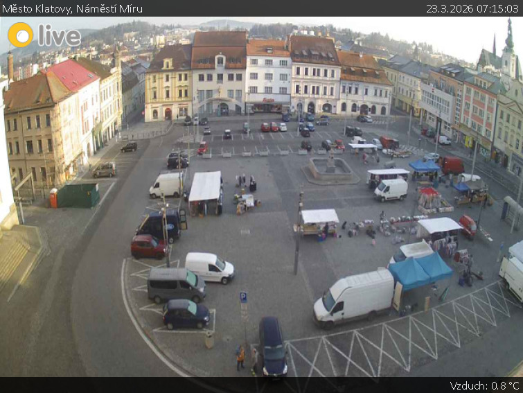 Město Klatovy - Náměstí Míru - 23.3.2026 v 07:15