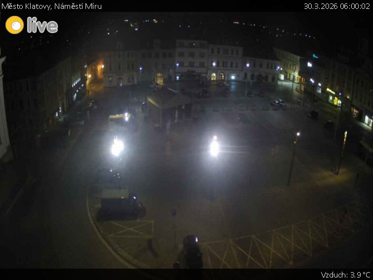 Město Klatovy - Náměstí Míru - 30.3.2026 v 06:00