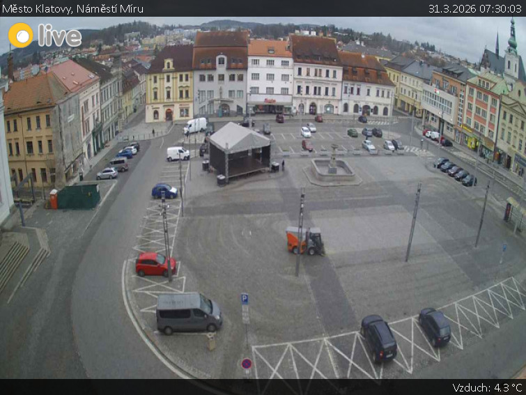 Město Klatovy - Náměstí Míru - 31.3.2026 v 07:30