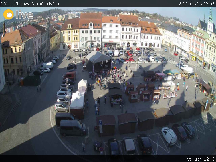 Město Klatovy - Náměstí Míru - 2.4.2026 v 15:45