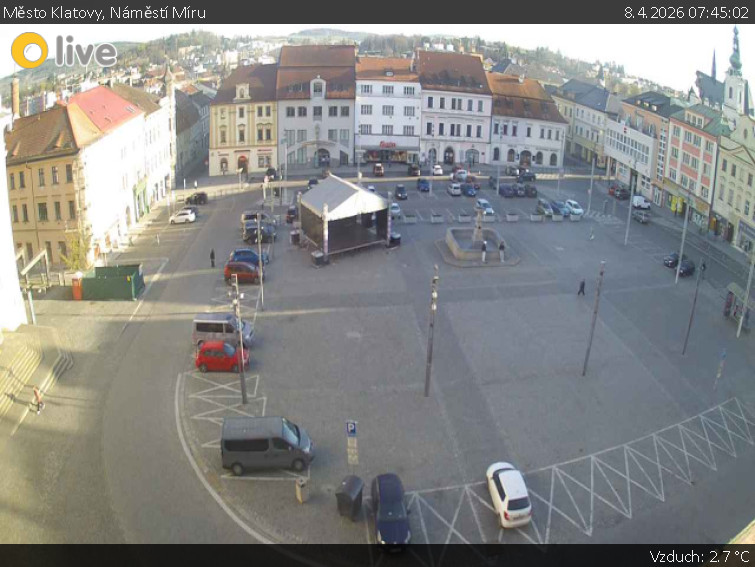 Město Klatovy - Náměstí Míru - 8.4.2026 v 07:45