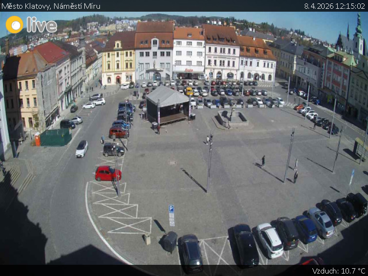 Město Klatovy - Náměstí Míru - 8.4.2026 v 12:15