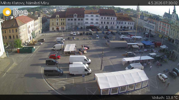 Město Klatovy - Náměstí Míru - 4.5.2026 v 07:30